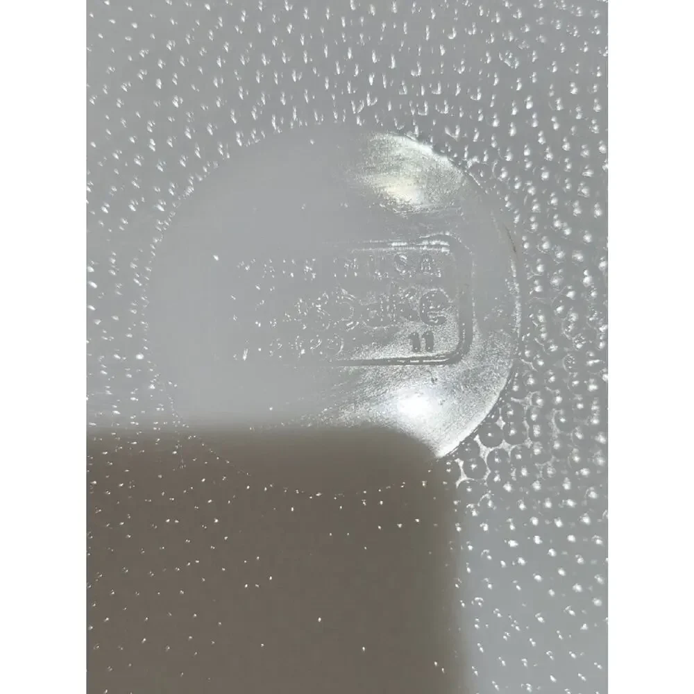 Glasbake White Starburst Glass Casserole Dish Vintage